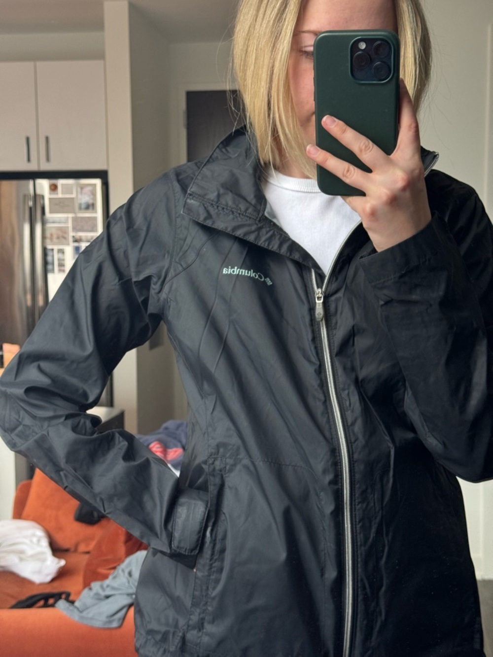Columbia Women’s Black Utility Rain Jacket